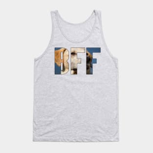 BFF Golden Retriever Photography Typography Pet Dog Tank Top